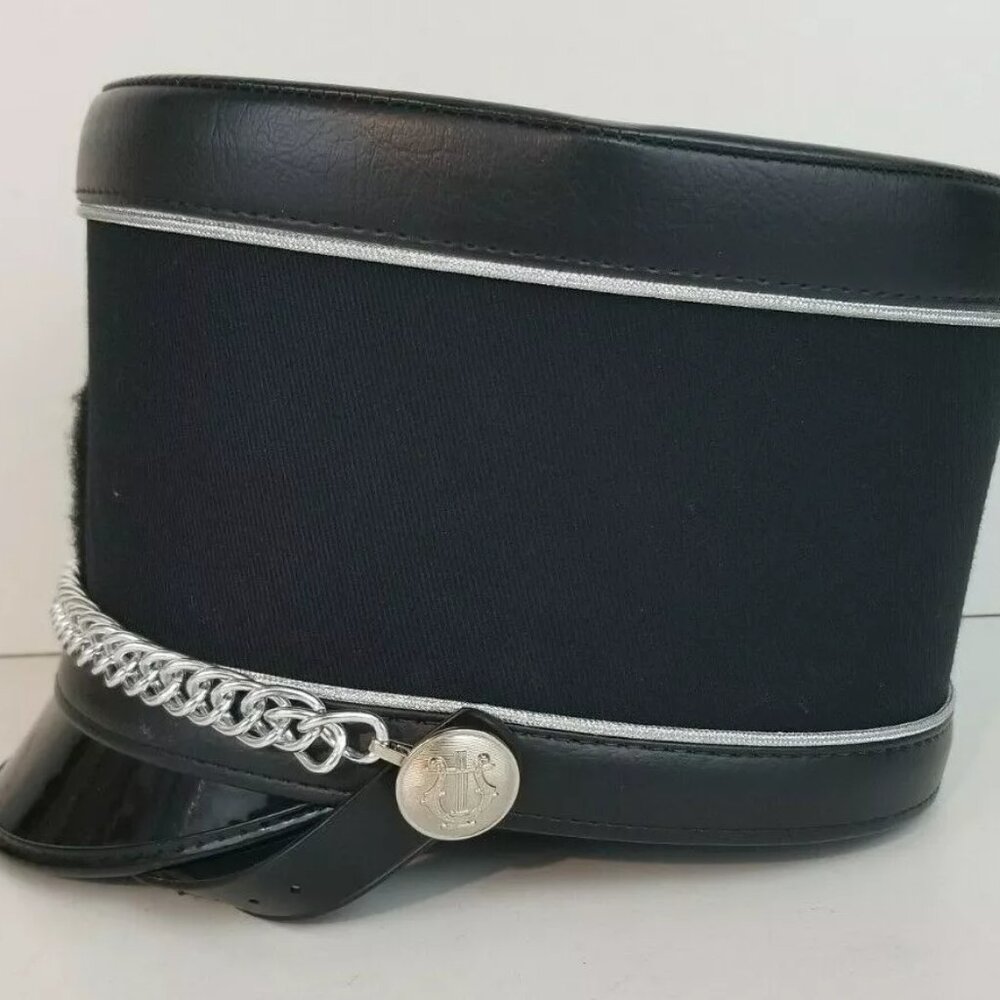 Marching Band Hat Shako Black Fruhauf - Picture 2 of 7